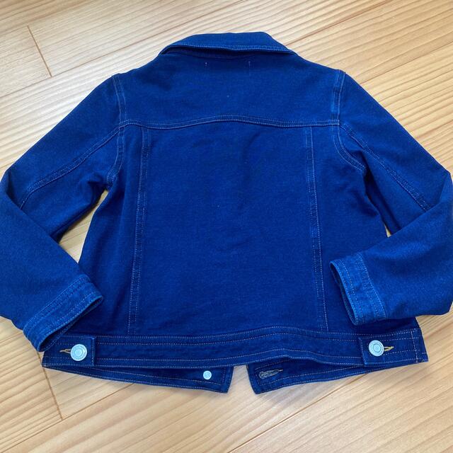 しまむら(シマムラ)のビジュー付き柔らかGジャン キッズ/ベビー/マタニティのキッズ服女の子用(90cm~)(ジャケット/上着)の商品写真