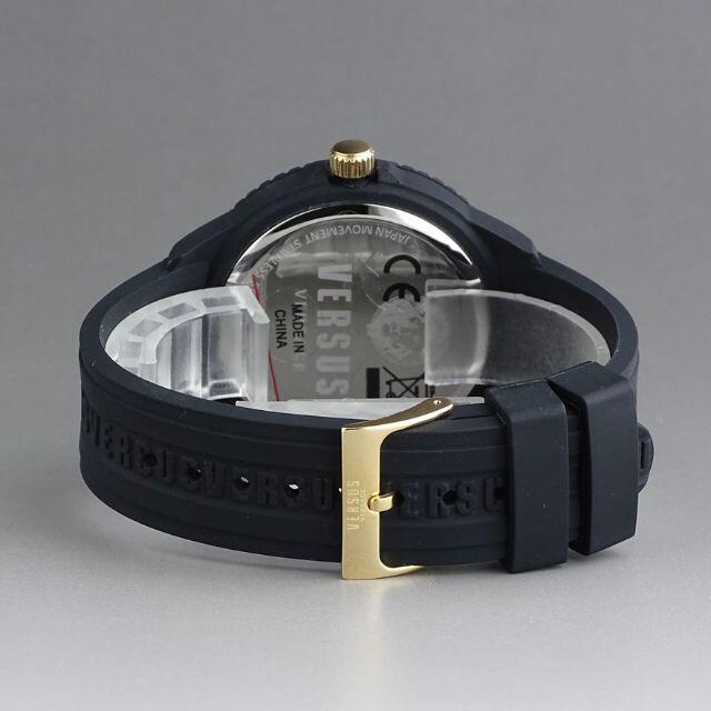 VERSACE(ヴェルサーチ)の【新品即納】ヴェルサス ヴェルサーチ 高級メンズ腕時計 43mm ブラック 黒 メンズの時計(腕時計(アナログ))の商品写真