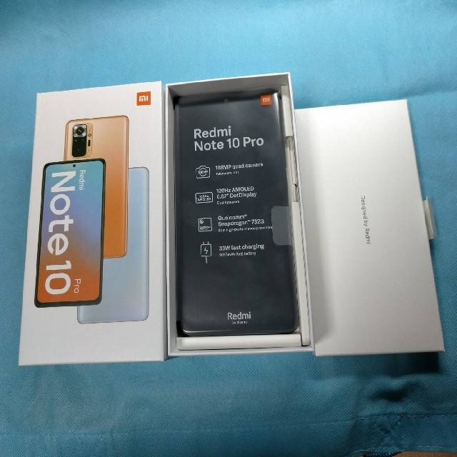 Xiaomi Redmi note 10 pro（オニキスグレー）スマートフォン/携帯電話