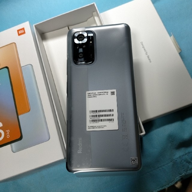 Xiaomi Redmi note 10 pro（オニキスグレー）