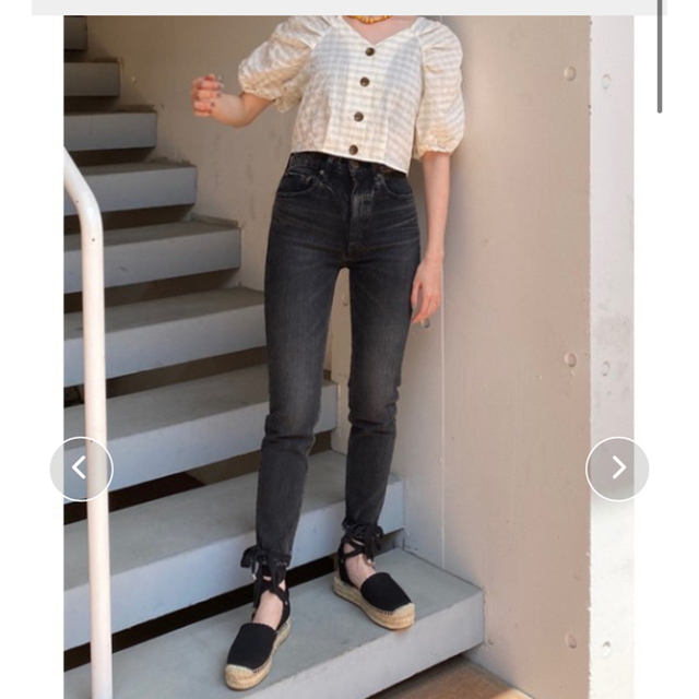 moussy(マウジー)の値下げ、マウジーMVS black skinny レディースのパンツ(デニム/ジーンズ)の商品写真