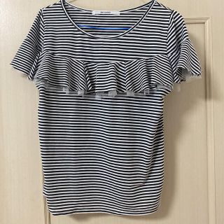 レイカズン(RayCassin)のレイカズン　RAY CASSIN ボーダー Tシャツ シャツ　トップス　チュール(Tシャツ(半袖/袖なし))