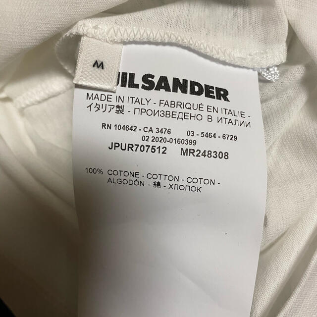 Jil Sander(ジルサンダー)のJIL SANDER ジルサンダー　Tシャツ メンズのトップス(Tシャツ/カットソー(半袖/袖なし))の商品写真