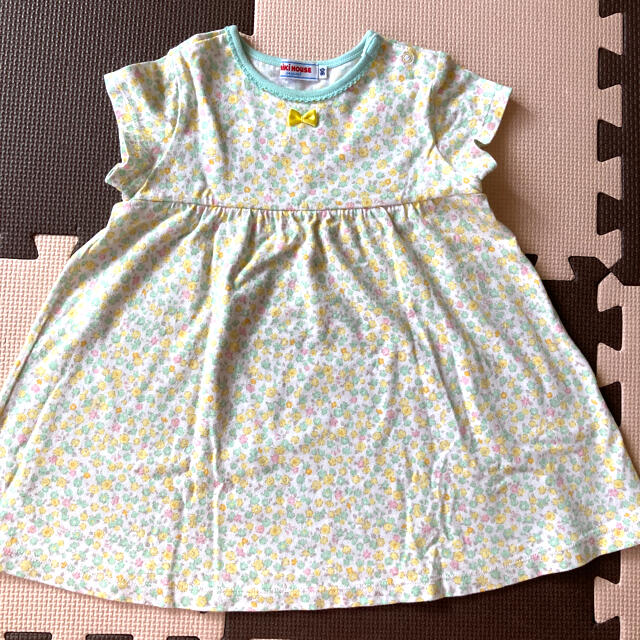 mikihouse(ミキハウス)のミキハウス ワンピース 90センチ キッズ/ベビー/マタニティのキッズ服女の子用(90cm~)(ワンピース)の商品写真