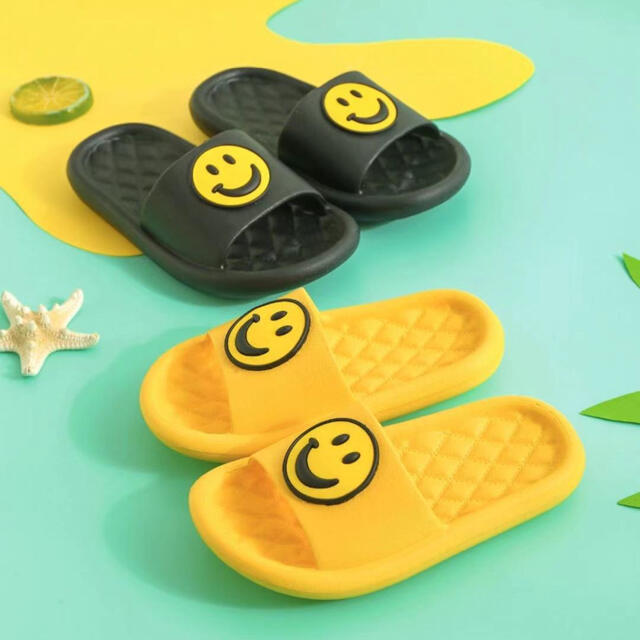 素晴らしい外見 キッズ 滑り止め 夏スリッパ 笑顔 黄色20センチ ★新品★子供 サンダル 素晴らしい外見 キッズ 滑り止め 夏スリッパ 笑顔 黄色20センチ ★新品★子供 サンダル