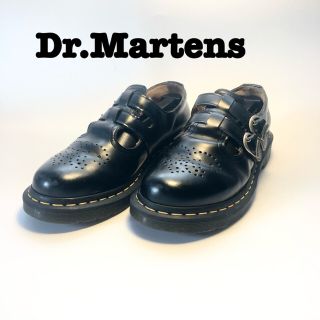 ドクターマーチン(Dr.Martens)のドクターマーチン　メリージェーン　uk6 ブラック　黒(ローファー/革靴)