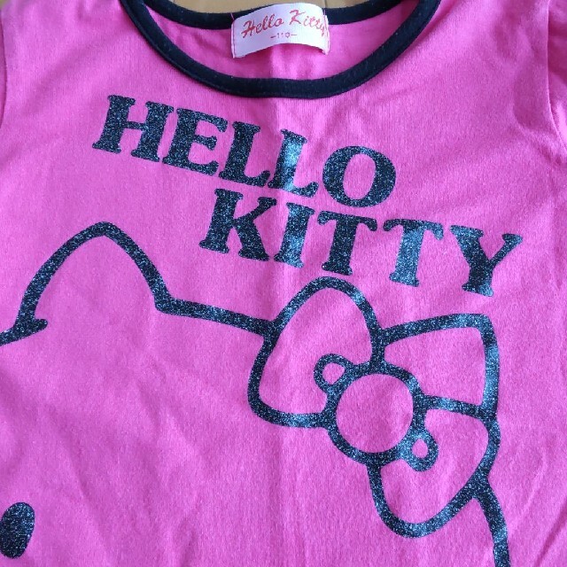 ハローキティ(ハローキティ)のHELLO KITTYチュニック キッズ/ベビー/マタニティのキッズ服女の子用(90cm~)(Tシャツ/カットソー)の商品写真