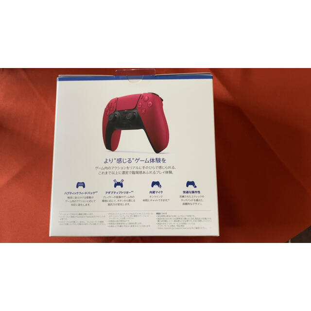 SONY(ソニー)のPS5 DualSense ワイヤレスコントローラーコズミックレッド新品　未開封 エンタメ/ホビーのゲームソフト/ゲーム機本体(その他)の商品写真