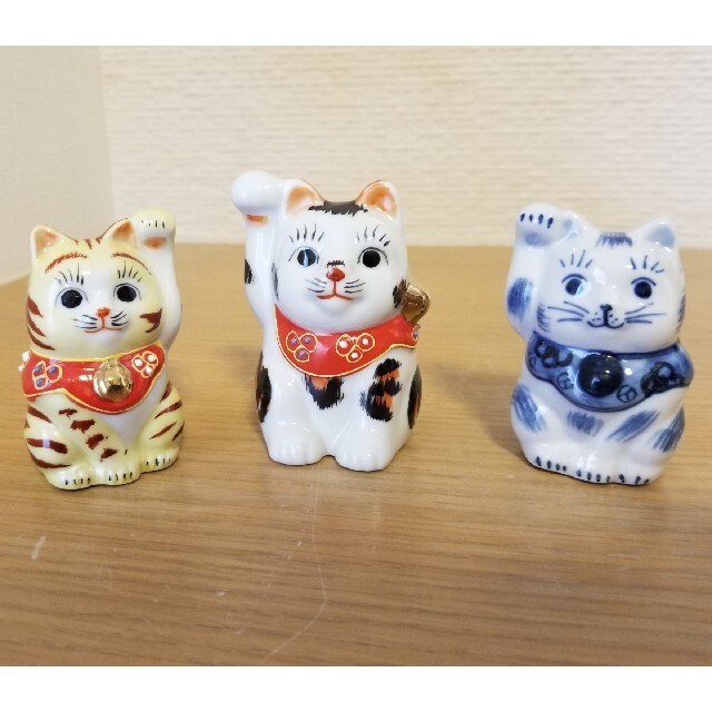 最大93%OFFクーポン 九谷焼 猫 置物 asakusa.sub.jp