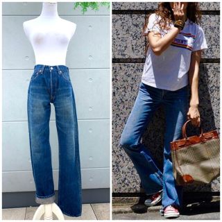 リーバイス(Levi's)のLevi's 501 USA製 W28 ハイウエストデニム レディースデニム(デニム/ジーンズ)