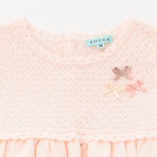 トッカバンビーニ CrochetRibbon ワンピース 80