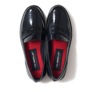ハンター(HUNTER)の完売品❣️新品✨フォックスアンブレラ レインローファー（BLACK)(ローファー/革靴)