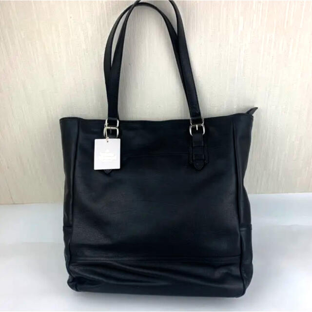 新品 Vivienne Westwood アセットレザー トートバッグ ブラック