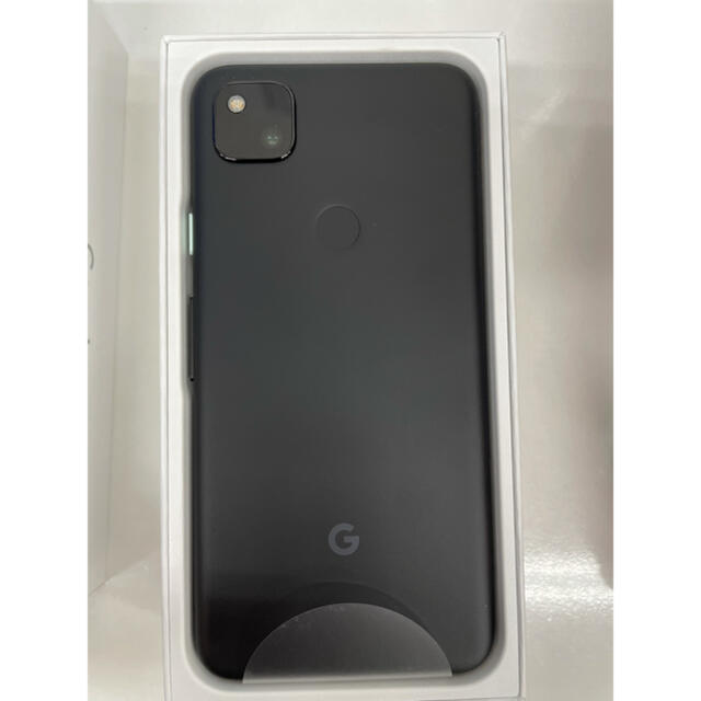 Google Pixel(グーグルピクセル)のピクセル4a 128G ブラック　新品未使用 スマホ/家電/カメラのスマートフォン/携帯電話(スマートフォン本体)の商品写真