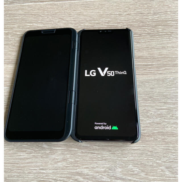 2023低価 LG Electronics - LG V50 ThinQ 128GB ブラック SIMフリーの
