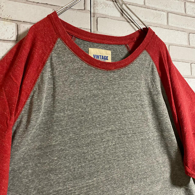 Old Navy(オールドネイビー)の90s 古着 オールドネイビー ラグランTシャツ ビッグシルエット ゆるだぼ メンズのトップス(Tシャツ/カットソー(半袖/袖なし))の商品写真