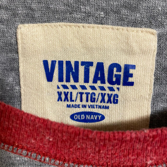 Old Navy(オールドネイビー)の90s 古着 オールドネイビー ラグランTシャツ ビッグシルエット ゆるだぼ メンズのトップス(Tシャツ/カットソー(半袖/袖なし))の商品写真