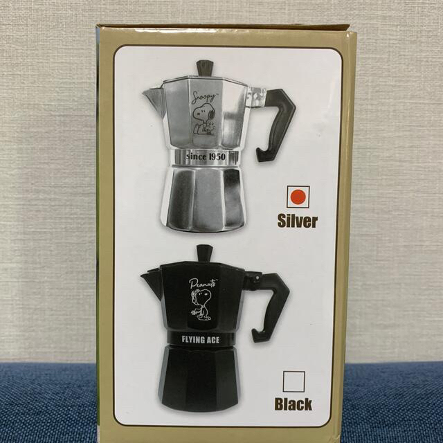 SNOOPY(スヌーピー)のSNOOPY COFFEE MAKER(SILVER&BLACK) スマホ/家電/カメラの調理家電(コーヒーメーカー)の商品写真