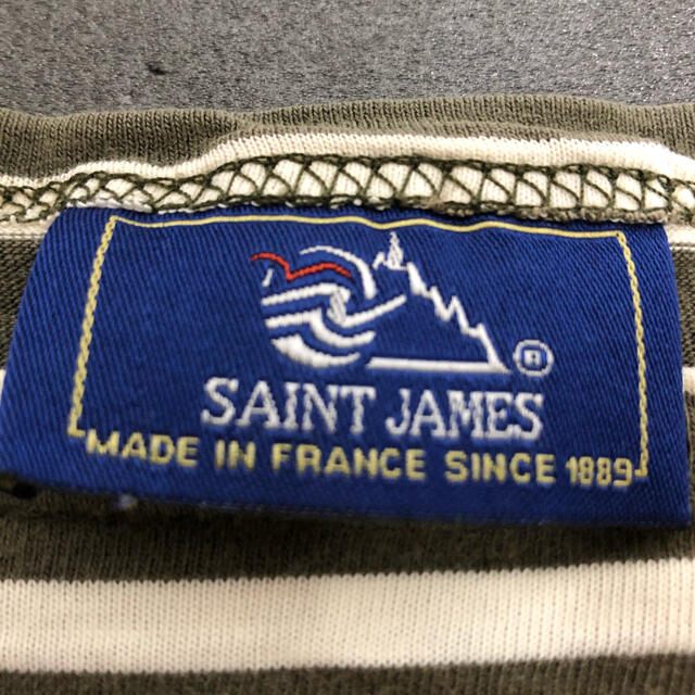 SAINT JAMES(セントジェームス)の古着Msize 半袖ボーダーTシャツ SAINT JAMES セントジェームス メンズのトップス(Tシャツ/カットソー(半袖/袖なし))の商品写真