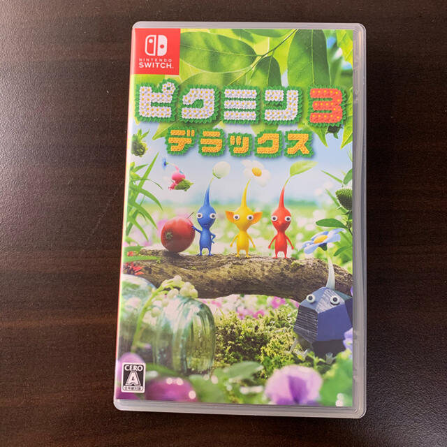 Nintendo Switch(ニンテンドースイッチ)のピクミン　3 デラックス エンタメ/ホビーのゲームソフト/ゲーム機本体(家庭用ゲームソフト)の商品写真