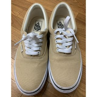 ヴァンズ(VANS)のVANS ERA スニーカー　26cm ベージュ(スニーカー)