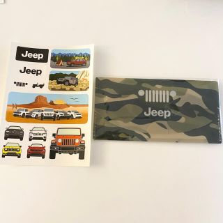 ジープ(Jeep)のジープ Jeep ノベルティ マスクケース ステッカー(ノベルティグッズ)