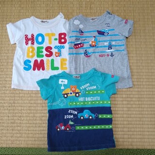 ホットビスケッツ(HOT BISCUITS)の80size　ホットビスケッツ　まとめ売り　半袖Tシャツ3着(Ｔシャツ)