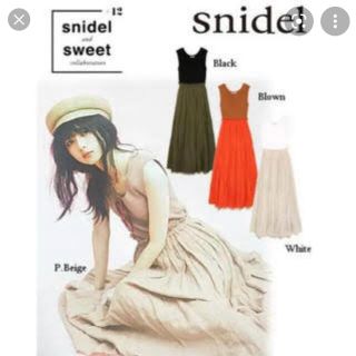 スナイデル(SNIDEL)の【最終】snidel ワンピース(ロングワンピース/マキシワンピース)