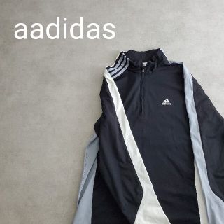 アディダス(adidas)のadidas アディダス　ハーフジップ　トレーニングロングスリーブ(トレーニング用品)