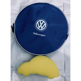 フォルクスワーゲン(Volkswagen)のフォルクスワーゲン　折り畳みバケツ　ビートル型スポンジ付き(その他)