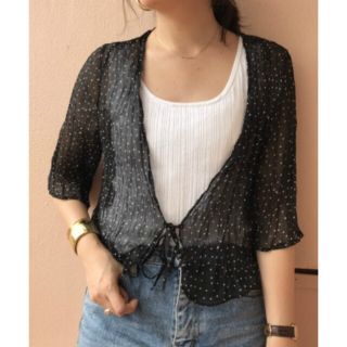 トゥデイフル(TODAYFUL)の新品◎TODAYFUL◎Chiffon Dot Blouse(シャツ/ブラウス(長袖/七分))