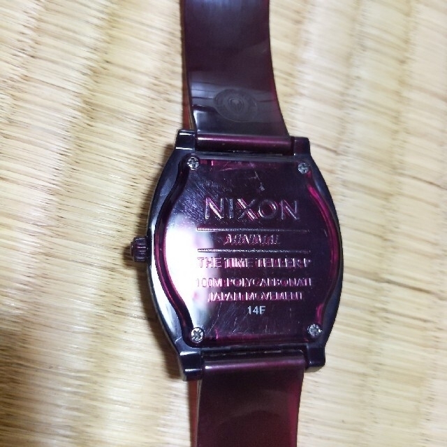 NIXON(ニクソン)のNIXON 　THE TIME TELLER  赤　 メンズの時計(腕時計(アナログ))の商品写真