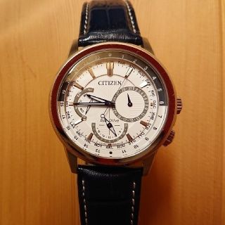 シチズン(CITIZEN)の【海外輸入】 CITIZEN ECO-DRIVE 牛革 メンズ(腕時計(アナログ))