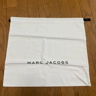 マークジェイコブス(MARC JACOBS)の美品 マークジェイコブス ホワイト ブラック 巾着 バッグ 保存袋 ポーチ(ショップ袋)