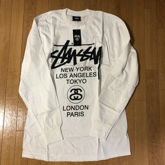 STUSSY ステューシー ワールドツアー 長袖Tシャツ Ｍサイズ 2