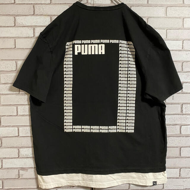 PUMA(プーマ)の90s 古着 プーマ Tシャツ バックプリント ビッグシルエット ゆるだぼ メンズのトップス(Tシャツ/カットソー(半袖/袖なし))の商品写真