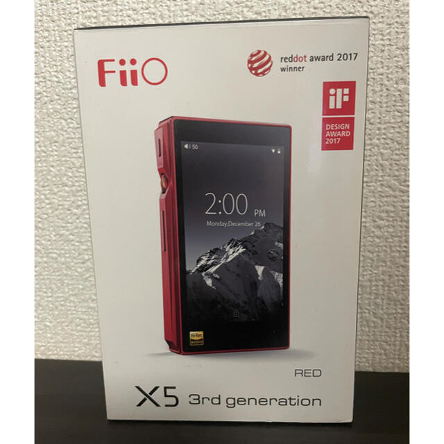 Fiio X5 3rd generation + カバー + sdカード2枚