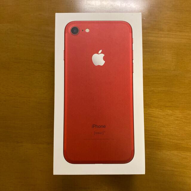 Apple(アップル)のApple iPhone7 128GB PRODUCT RED 本体 スマホ/家電/カメラのスマートフォン/携帯電話(スマートフォン本体)の商品写真