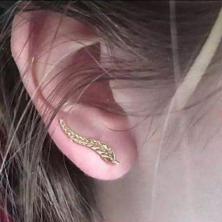 フェザーピアス ゴールド(ピアス)