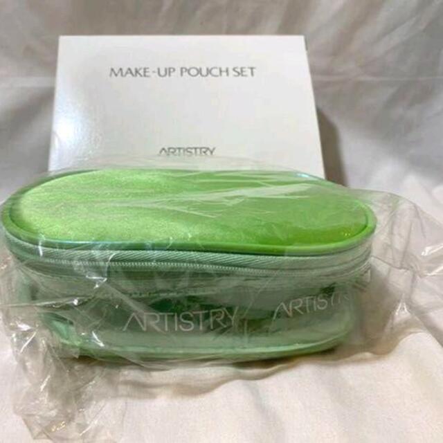 Amway(アムウェイ)の新品　Amway 化粧ポーチ　ビニールポーチ ARTISTRY コスメ/美容のメイク道具/ケアグッズ(メイクボックス)の商品写真