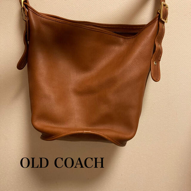 COACH - 【OLD COACH】円柱型 革ショルダーバッグ ブラウンの通販 by ...