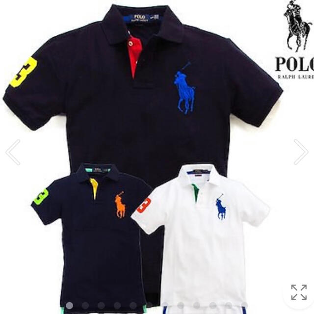 POLO RALPH LAUREN(ポロラルフローレン)のラルフローレン 鹿の子ビッグポニー 刺繍半袖ポロシャツMサイズ メンズのトップス(ポロシャツ)の商品写真