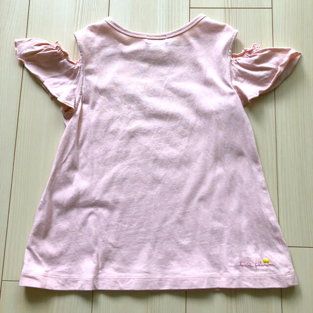 KP(ニットプランナー)のニットプランナー　肩開きAラインTシャツ　120 キッズ/ベビー/マタニティのキッズ服女の子用(90cm~)(Tシャツ/カットソー)の商品写真