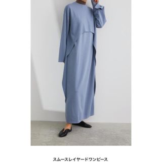 トゥデイフル(TODAYFUL)のstylemixer スムースレイヤードワンピース 完売品(ロングワンピース/マキシワンピース)