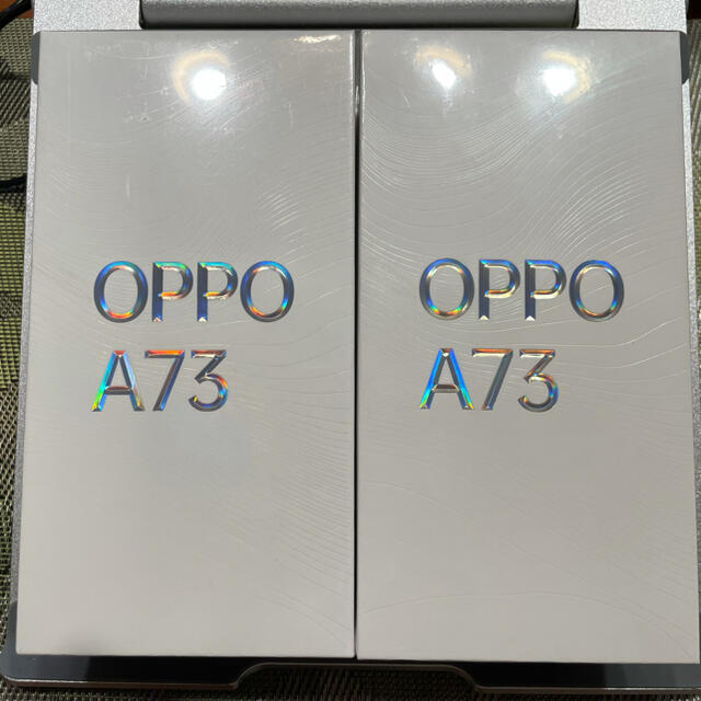 【新品】OPPO A73 ダイナミックオレンジ/ネービーブルー 2台