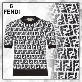 フェンディ(FENDI)のFENDI ビスコースニット(Tシャツ(半袖/袖なし))