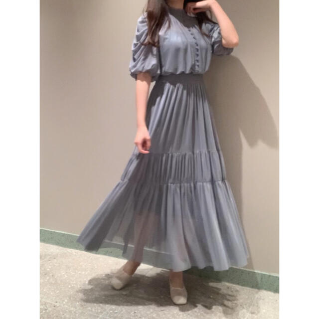 レディース snidel チュールティアードドレスの通販 by ☆'s shop