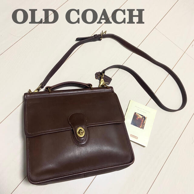 COACH(コーチ)の【美品】オールドコーチ　ウィリスバッグ　ターンロック　焦茶　説明書付き レディースのバッグ(ショルダーバッグ)の商品写真