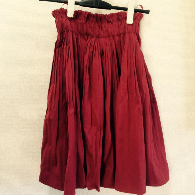 Linetta(リネッタ)のリネッタ 赤 スカート新品未使用 レディースのスカート(ロングスカート)の商品写真