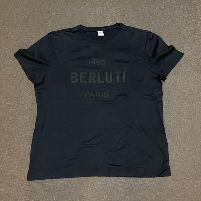 ベルルッティ ロゴTシャツ ブラック 定価7万以上